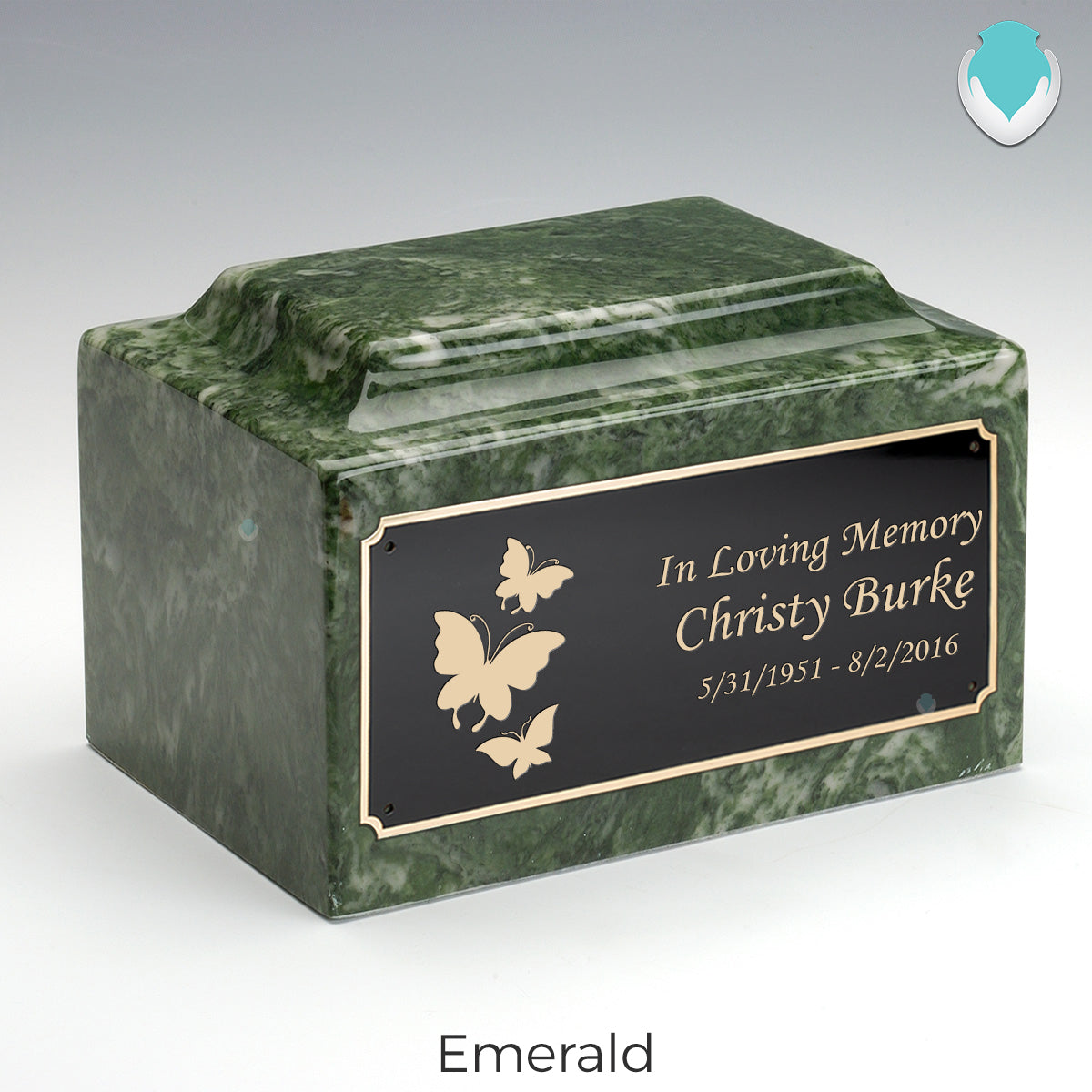 Adult Legacy Butterflies Cultured Marble Urns by MacKenzie