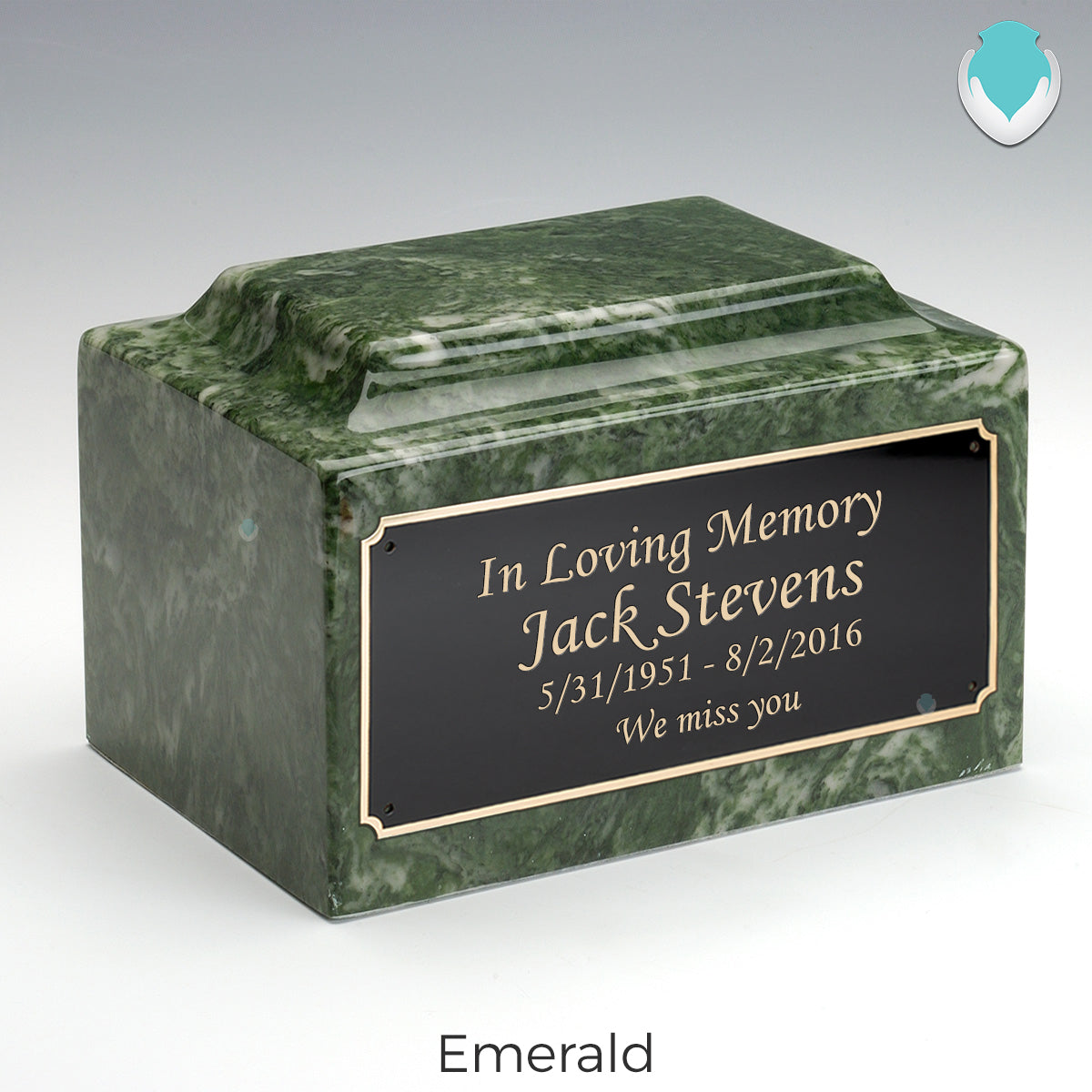 Adult Legacy Custom Text Cultured Marble Urns by MacKenzie