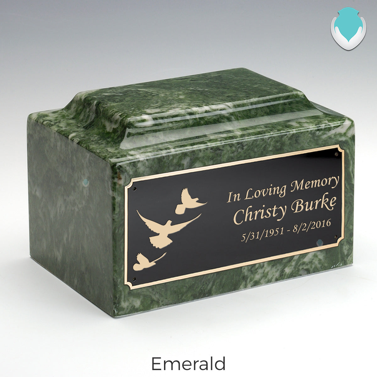 Adult Legacy Doves Cultured Marble Urns by MacKenzie