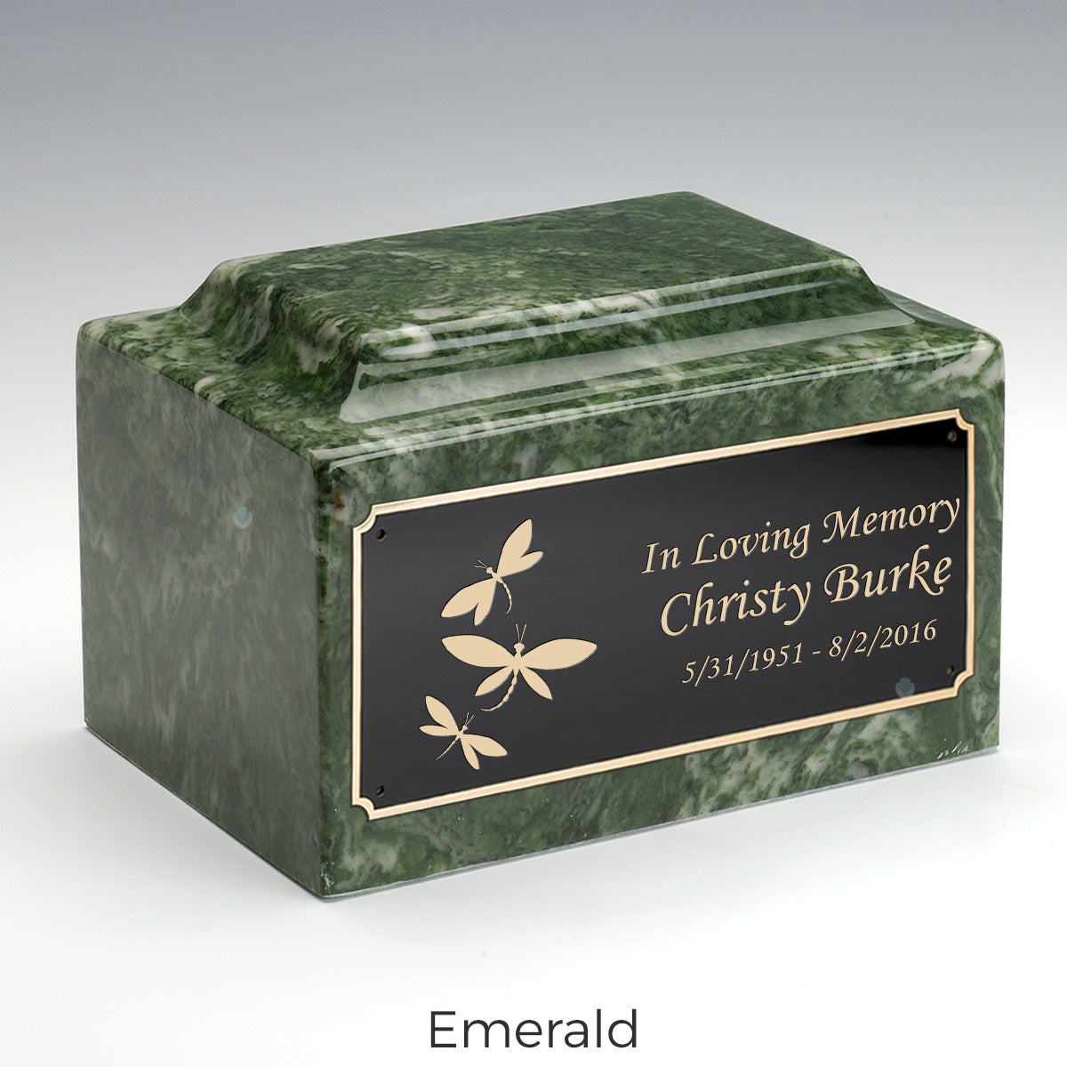 Adult Legacy Dragonflies Cultured Marble Urns by MacKenzie