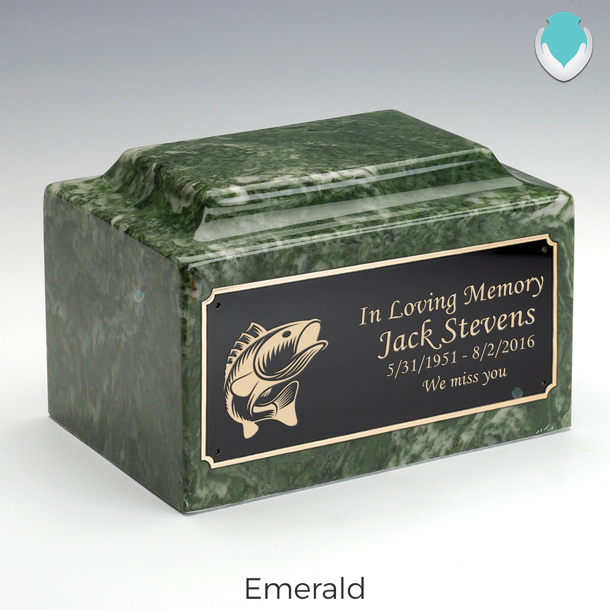 Adult Legacy Fishing Cultured Marble Urns by MacKenzie