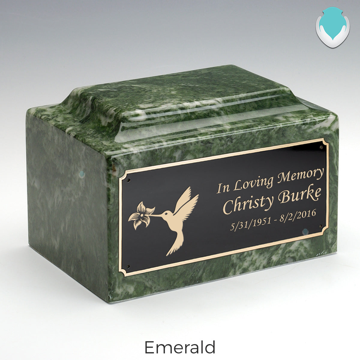 Adult Legacy Hummingbird Cultured Marble Urns by MacKenzie