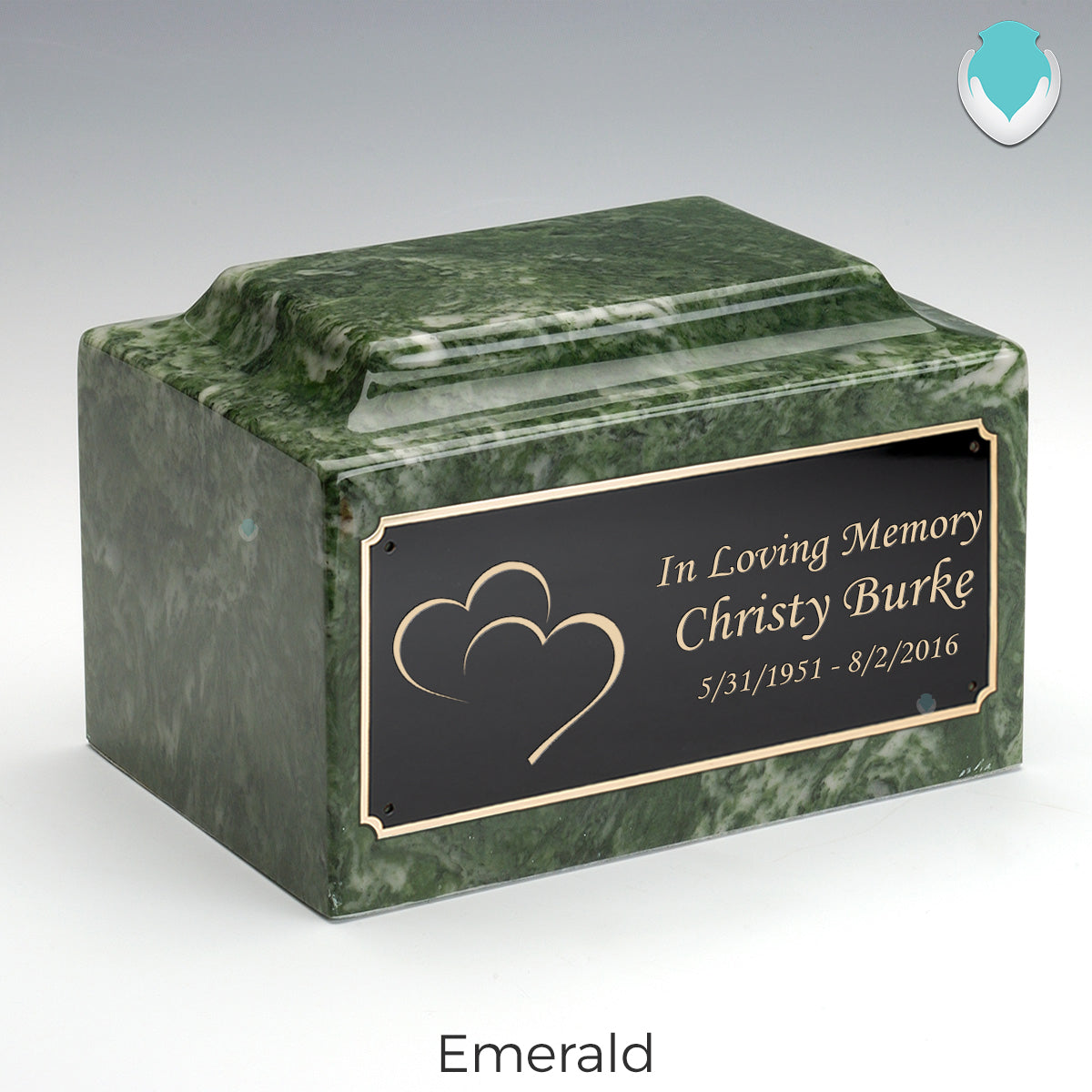 Adult Legacy Hearts Cultured Marble Urns by MacKenzie