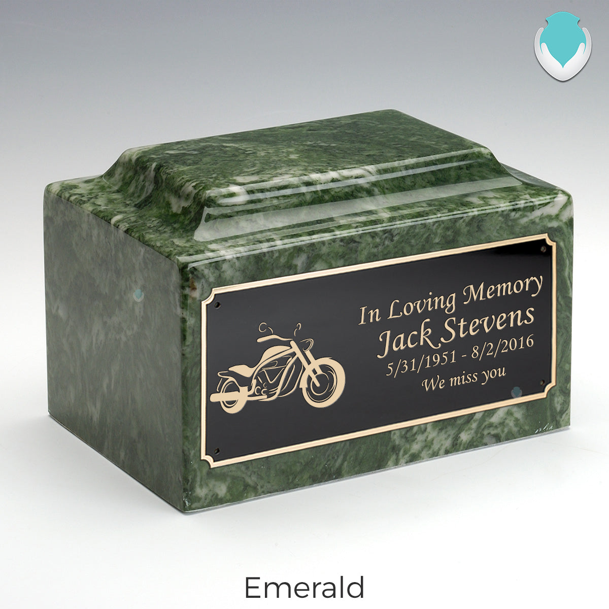 Adult Legacy Motorcycle Cultured Marble Urns by MacKenzie