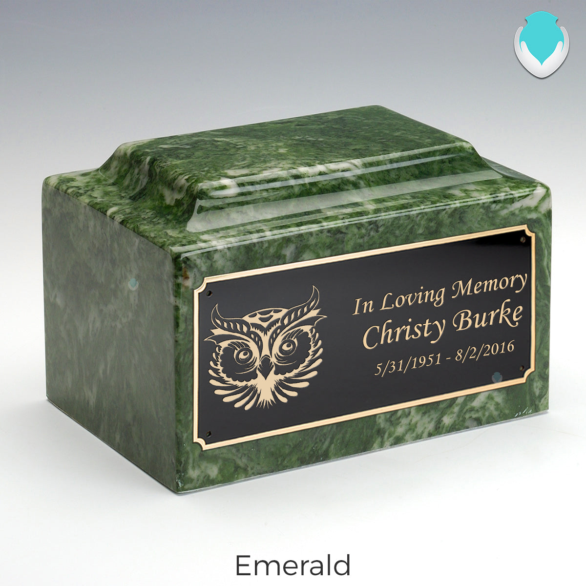 Adult Legacy Owl Cultured Marble Urns by MacKenzie