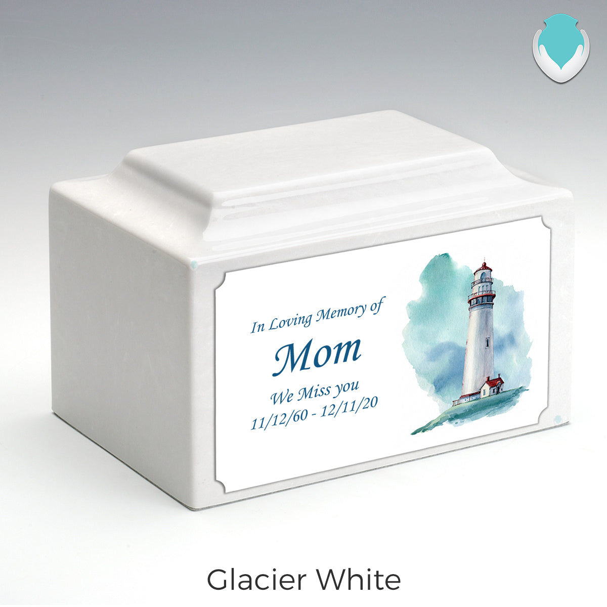 Adult Legacy Custom Printed Lighthouse Cultured Marble Urns by MacKenzie