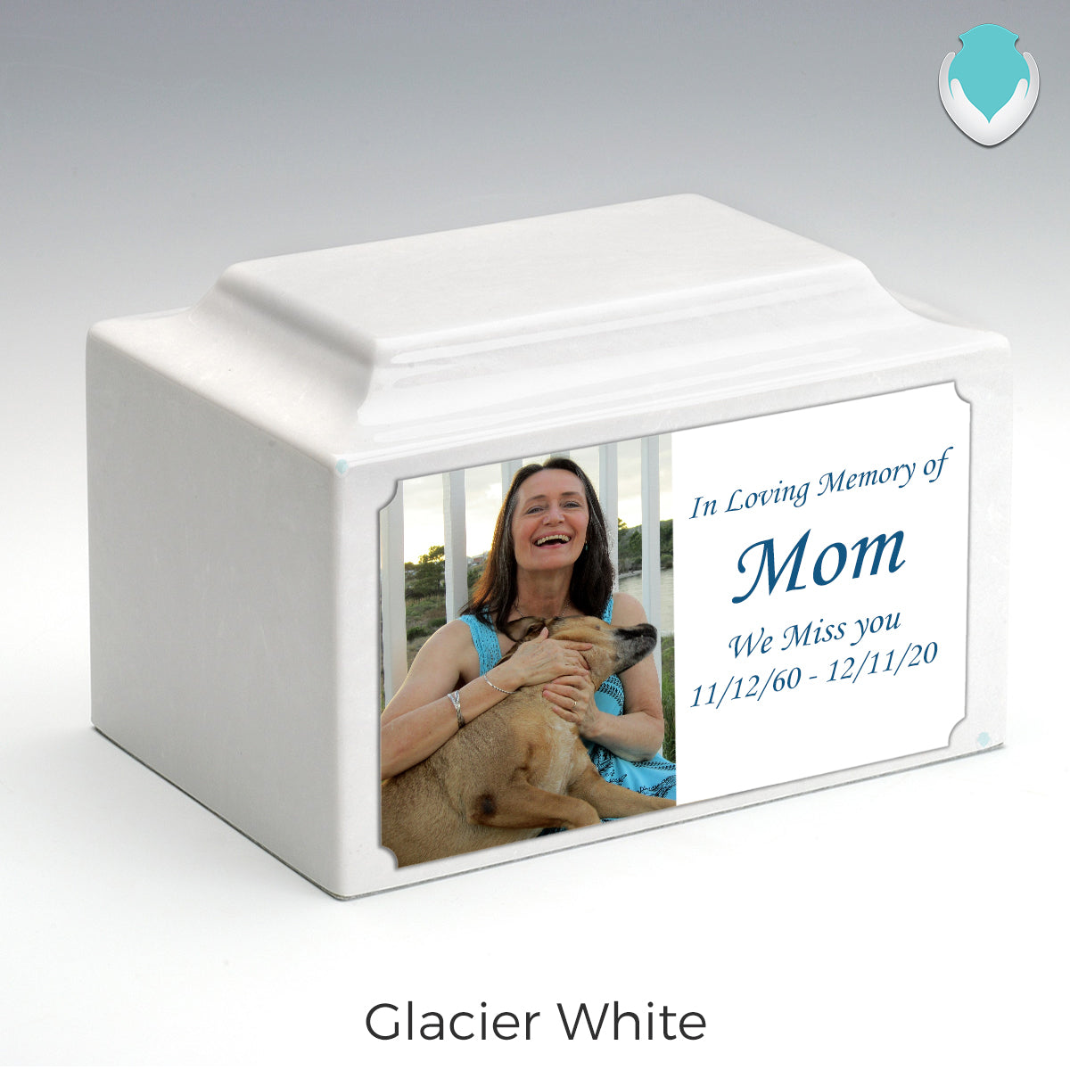 Adult Legacy Custom Printed Photo Cultured Marble Urns by MacKenzie