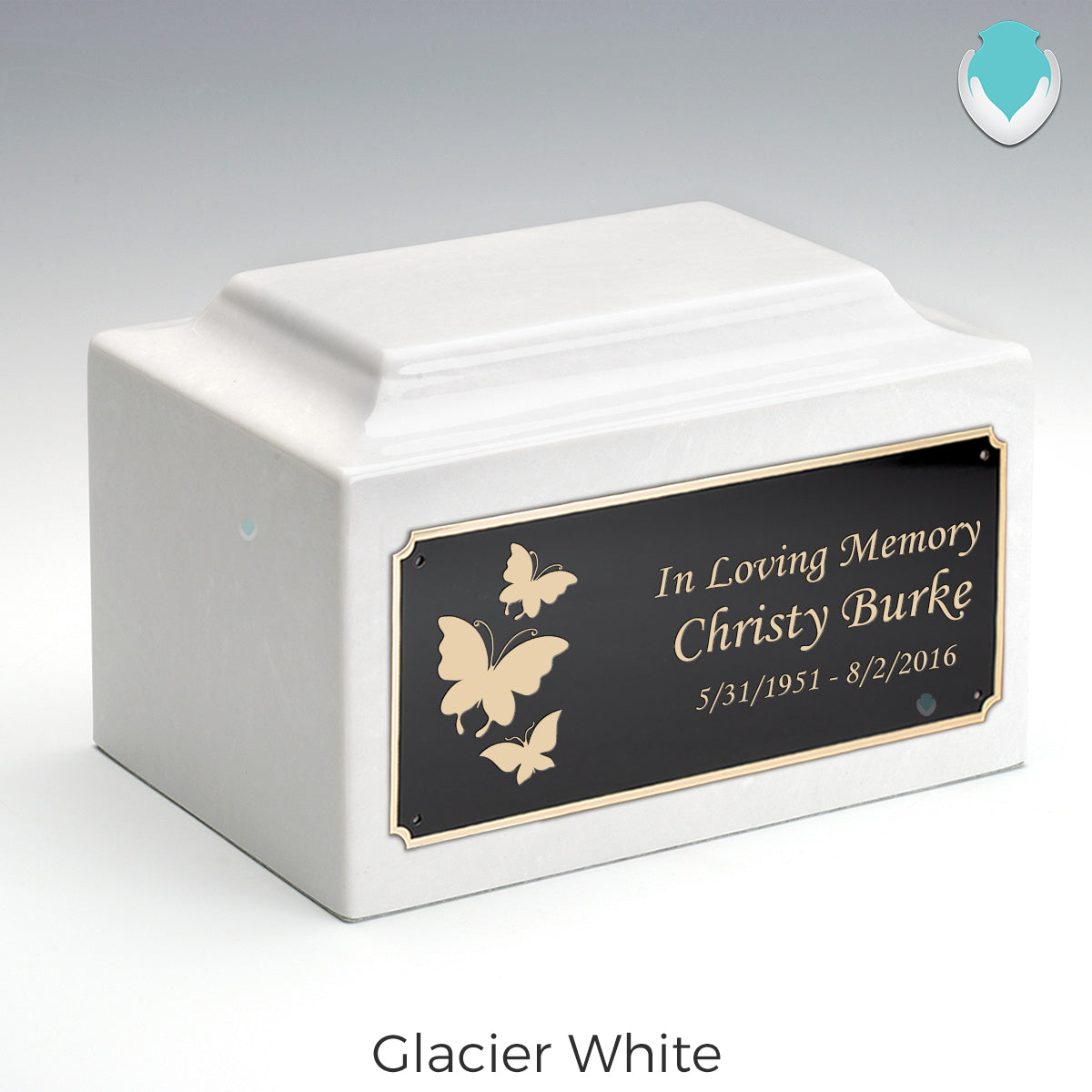 Adult Legacy Butterflies Cultured Marble Urns by MacKenzie