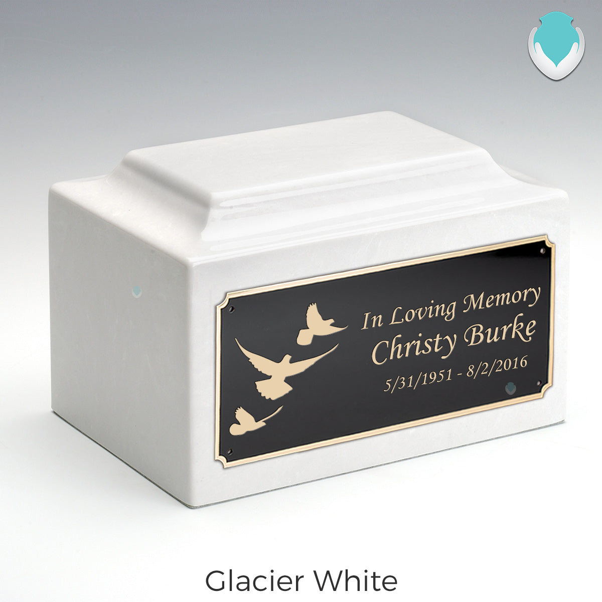 Adult Legacy Doves Cultured Marble Urns by MacKenzie