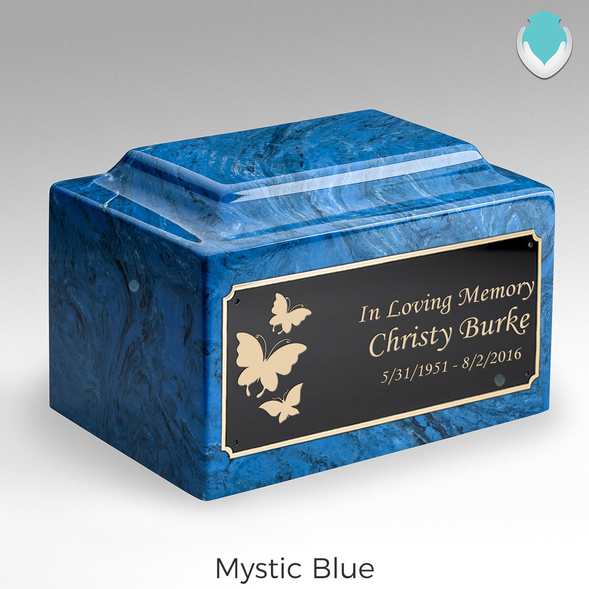 Adult Legacy Butterflies Cultured Marble Urns by MacKenzie