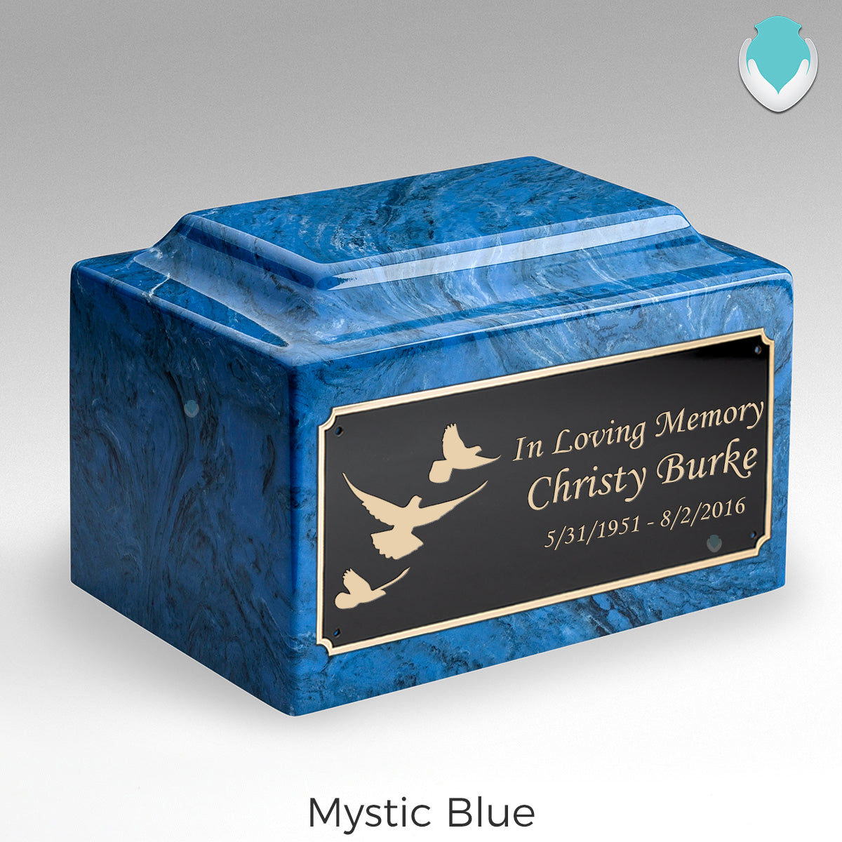 Adult Legacy Doves Cultured Marble Urns by MacKenzie