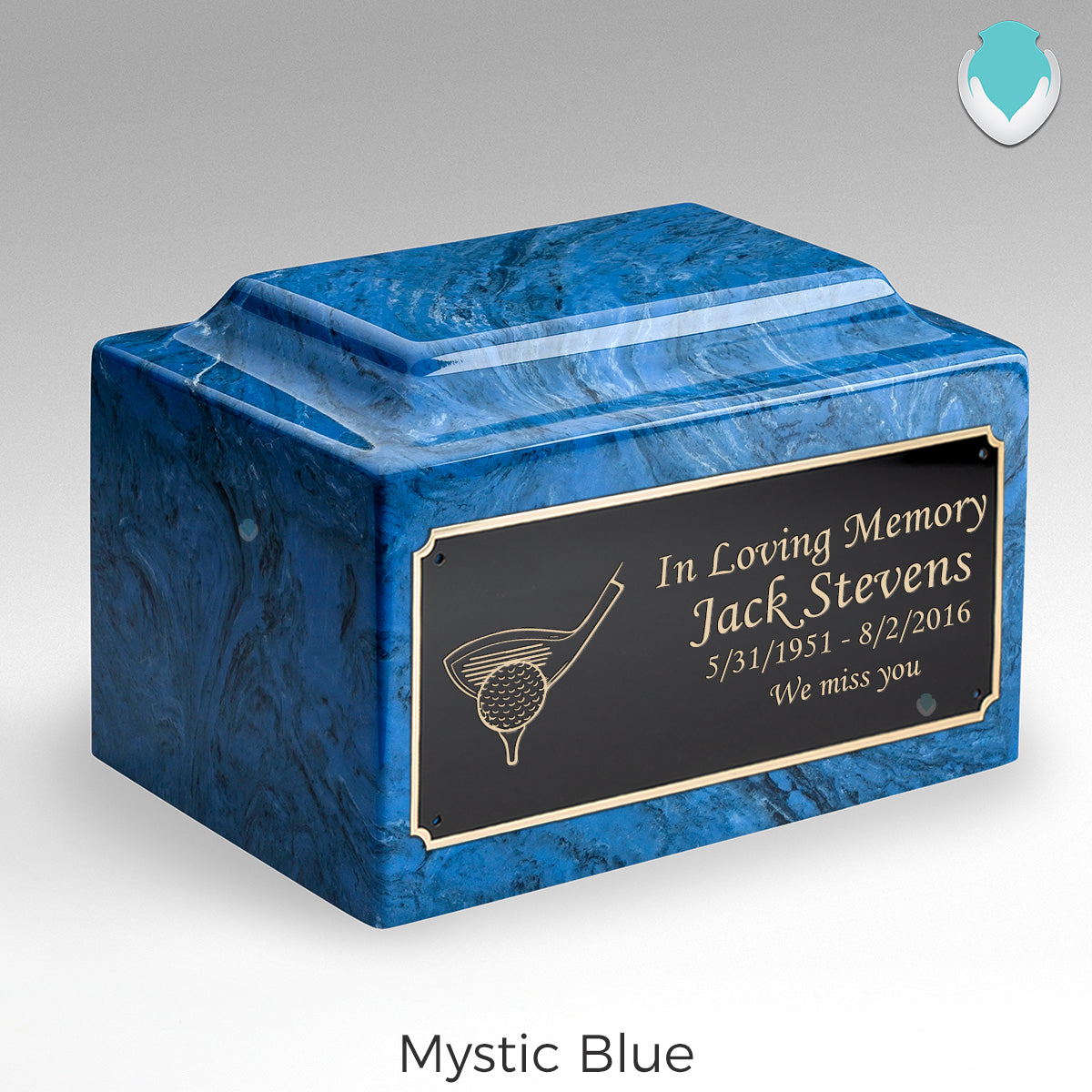 Adult Legacy Golf Cultured Marble Urns by MacKenzie