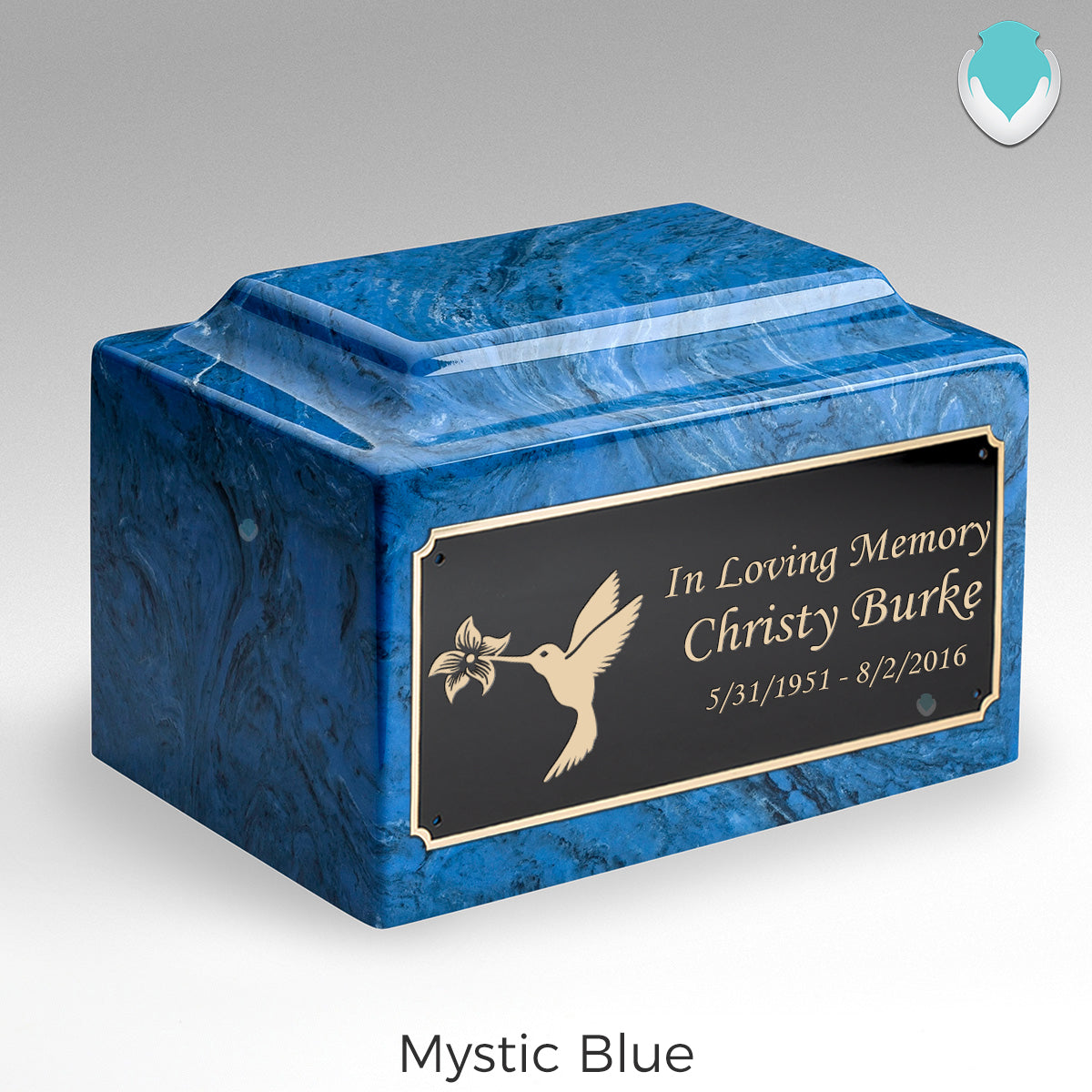 Adult Legacy Hummingbird Cultured Marble Urns by MacKenzie