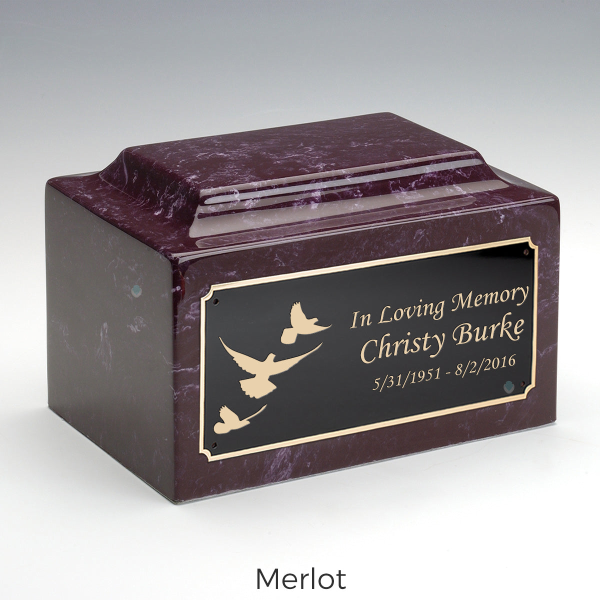 Adult Legacy Doves Cultured Marble Urns by MacKenzie