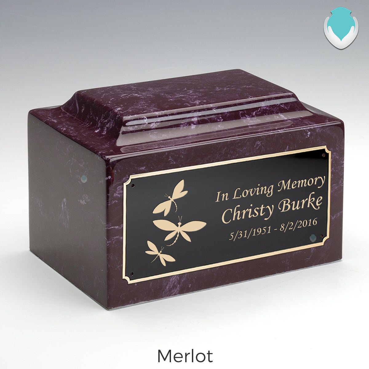 Adult Legacy Dragonflies Cultured Marble Urns by MacKenzie