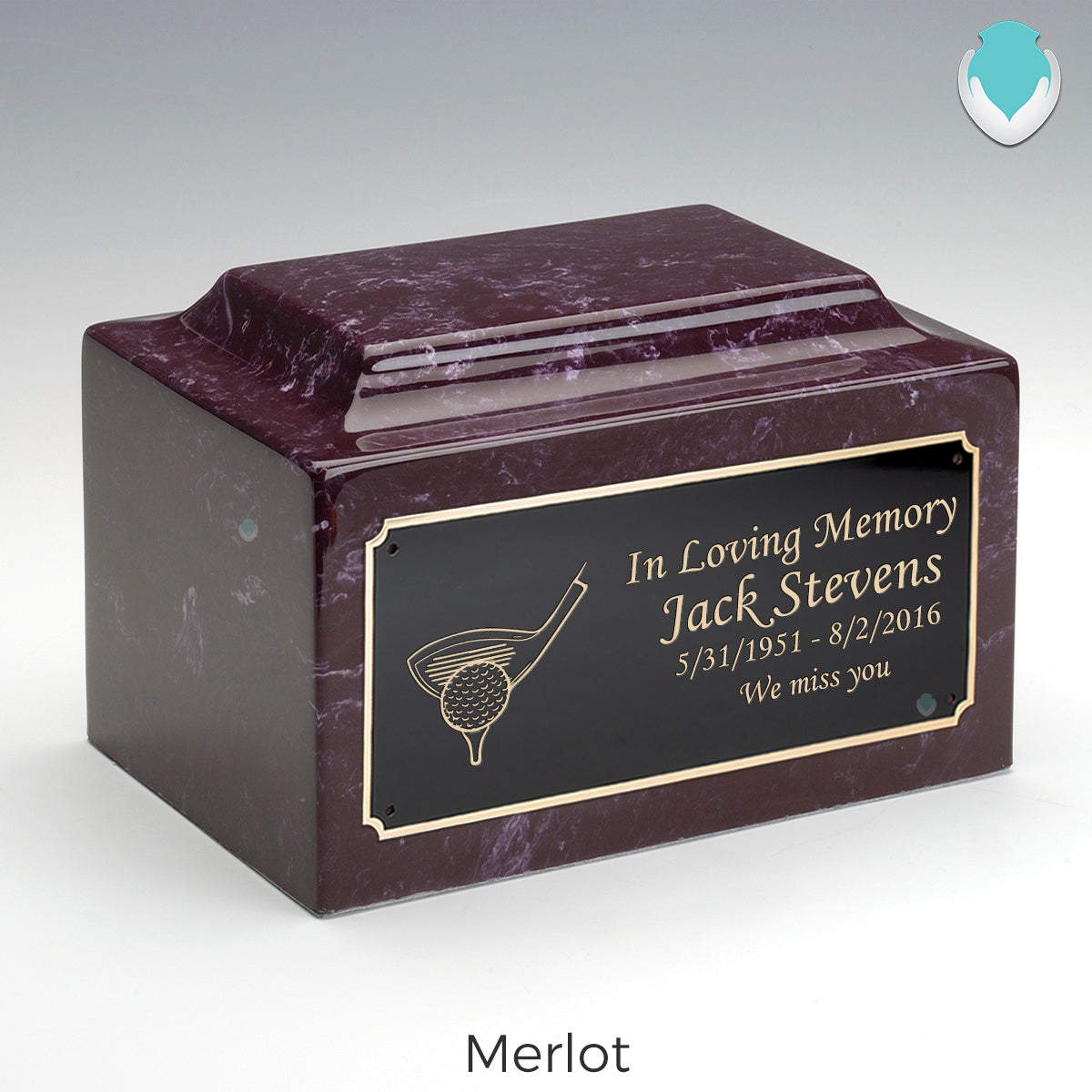 Adult Legacy Golf Cultured Marble Urns by MacKenzie