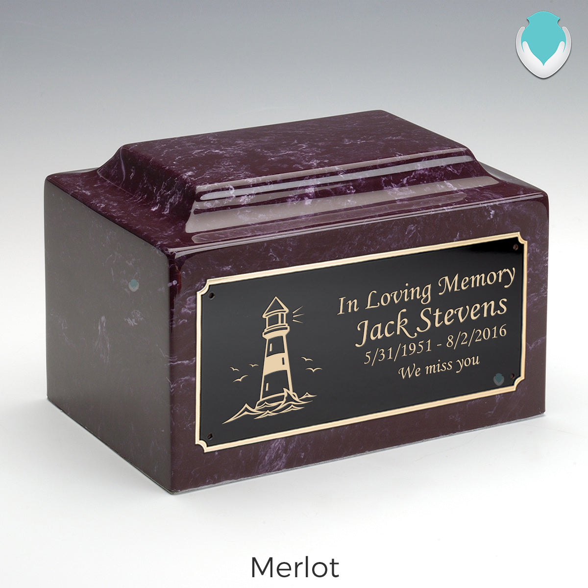 Adult Legacy Lighthouse Cultured Marble Urns by MacKenzie