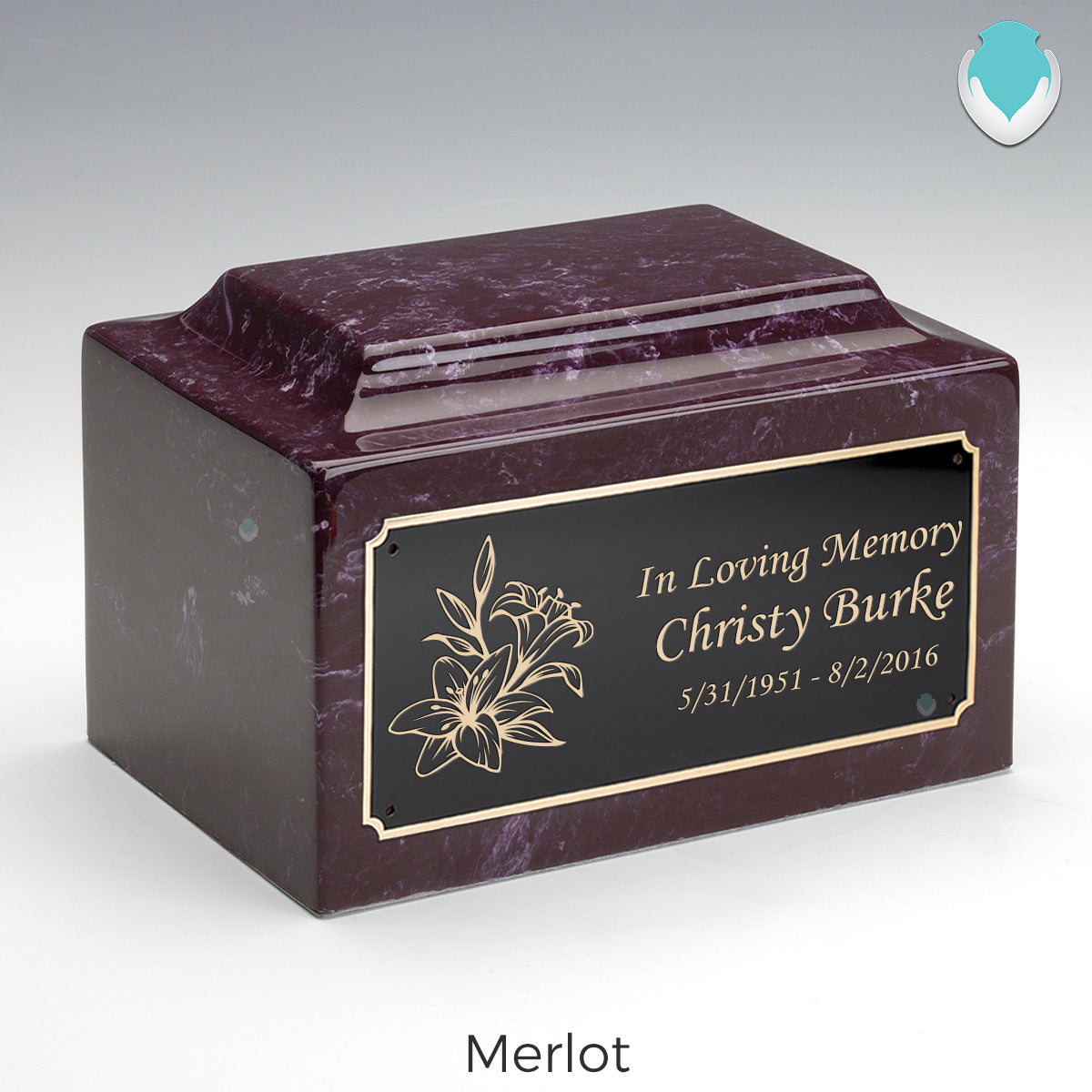 Adult Legacy Lily Cultured Marble Urns by MacKenzie