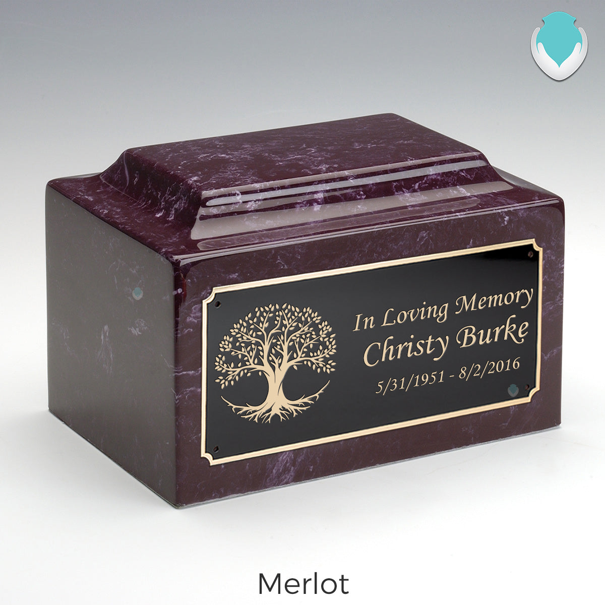 Adult Legacy Tree Of Life Cultured Marble Urns by MacKenzie