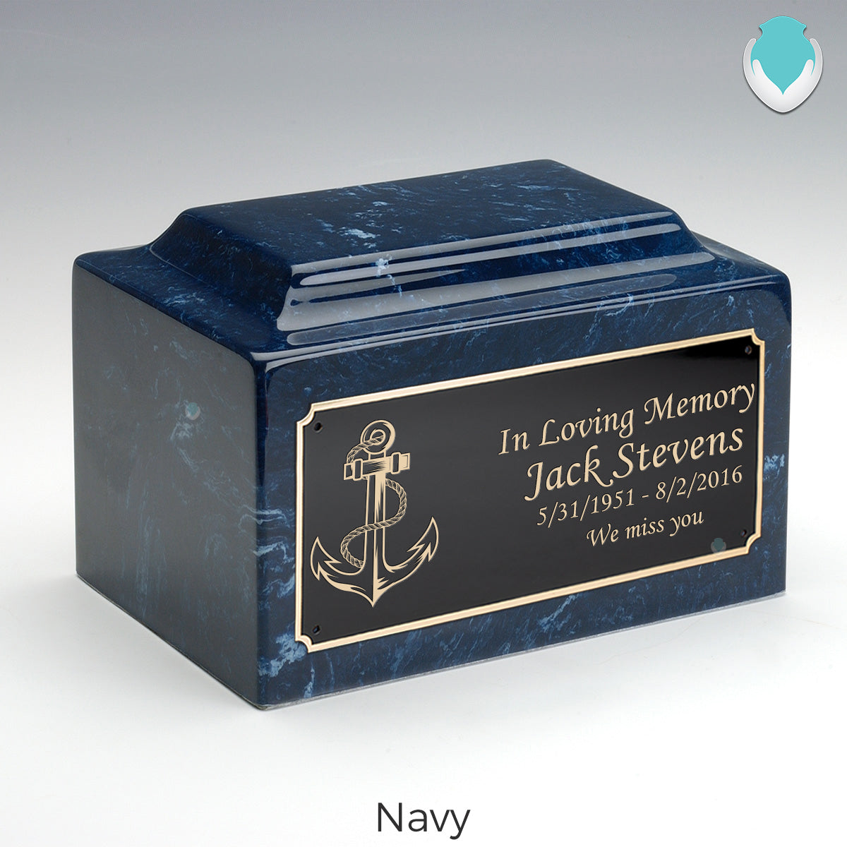 Adult Legacy Anchor Cultured Marble Urns by MacKenzie