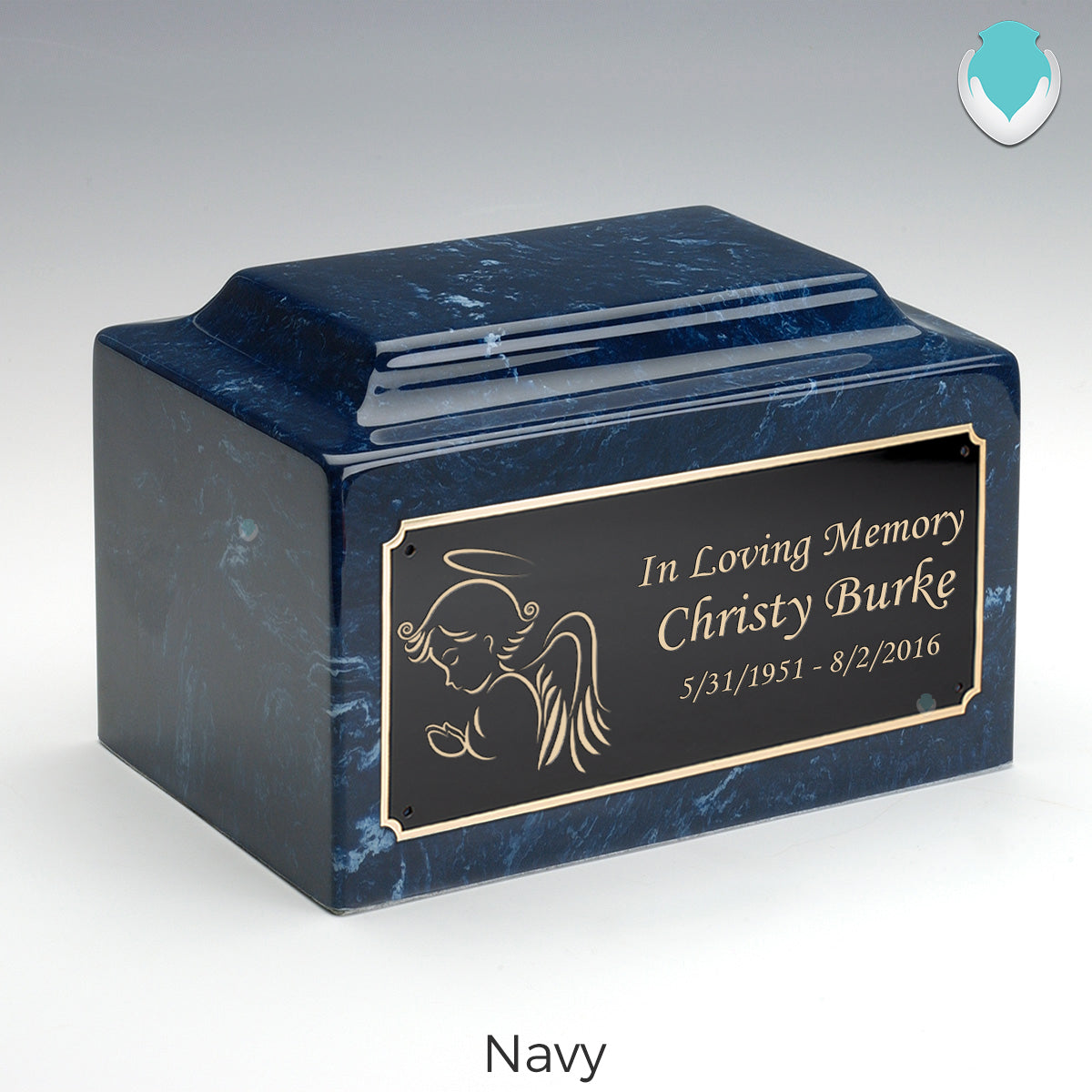 Adult Legacy Angel Cultured Marble Urns by MacKenzie