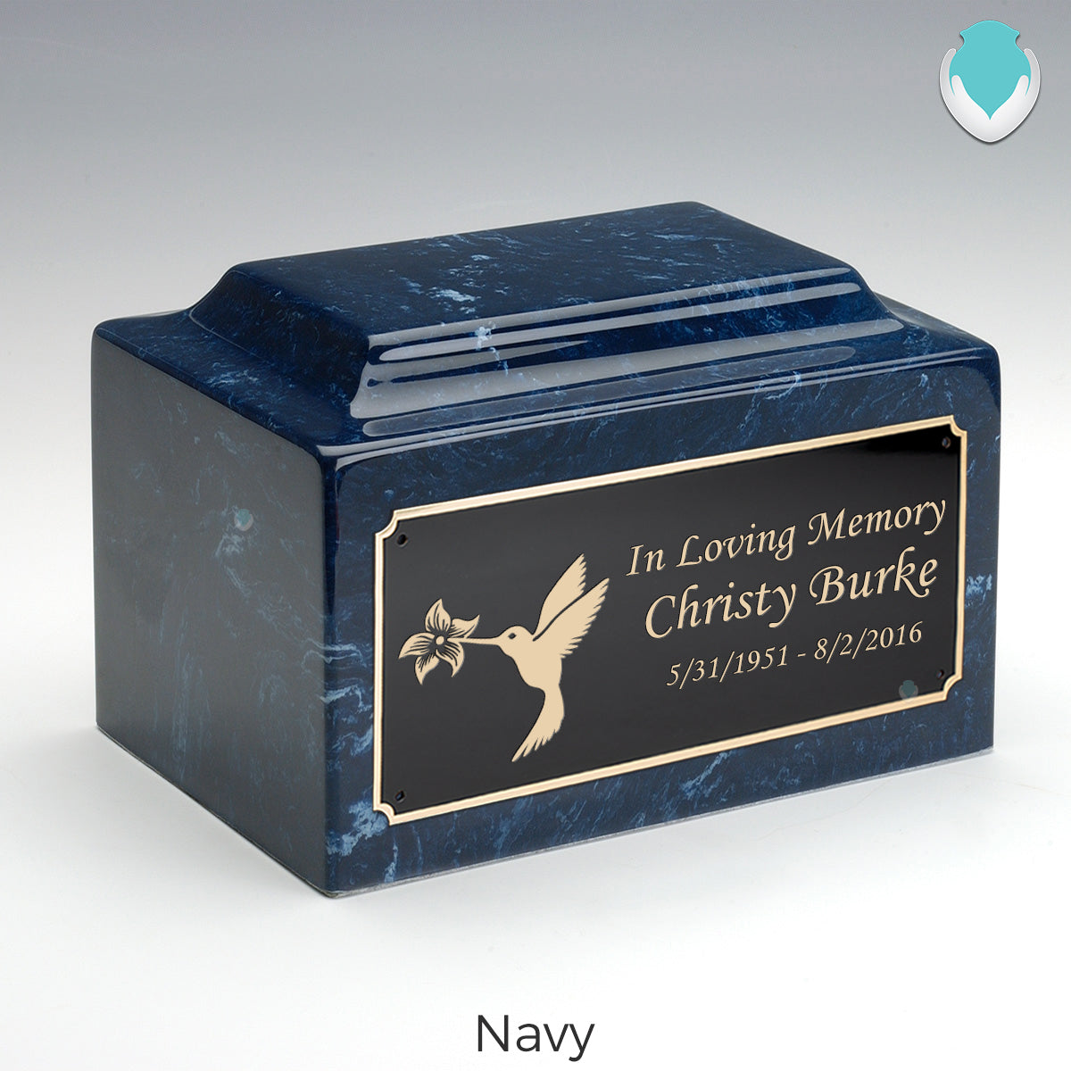 Adult Legacy Hummingbird Cultured Marble Urns by MacKenzie