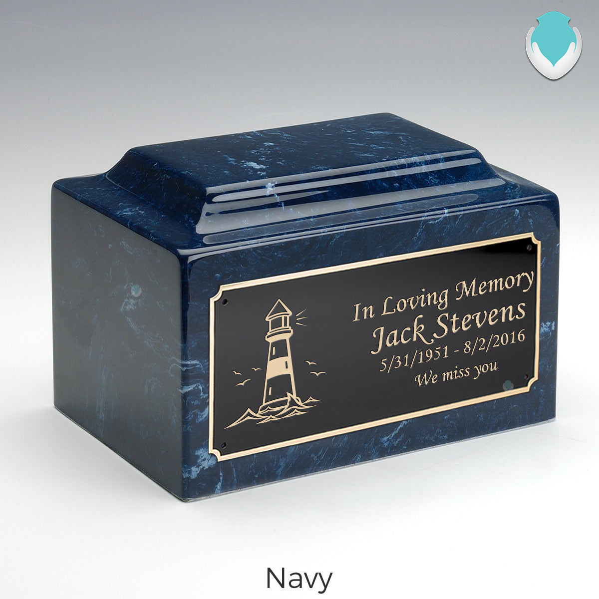 Adult Legacy Lighthouse Cultured Marble Urns by MacKenzie