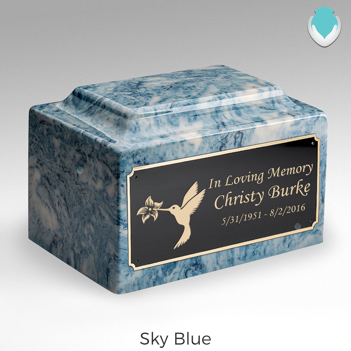 Adult Legacy Hummingbird Cultured Marble Urns by MacKenzie