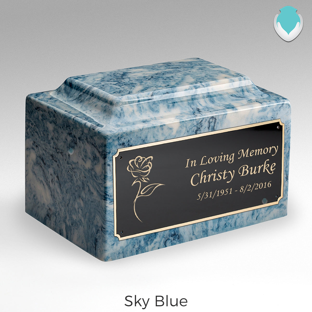 Adult Legacy Rose Cultured Marble Urns by MacKenzie