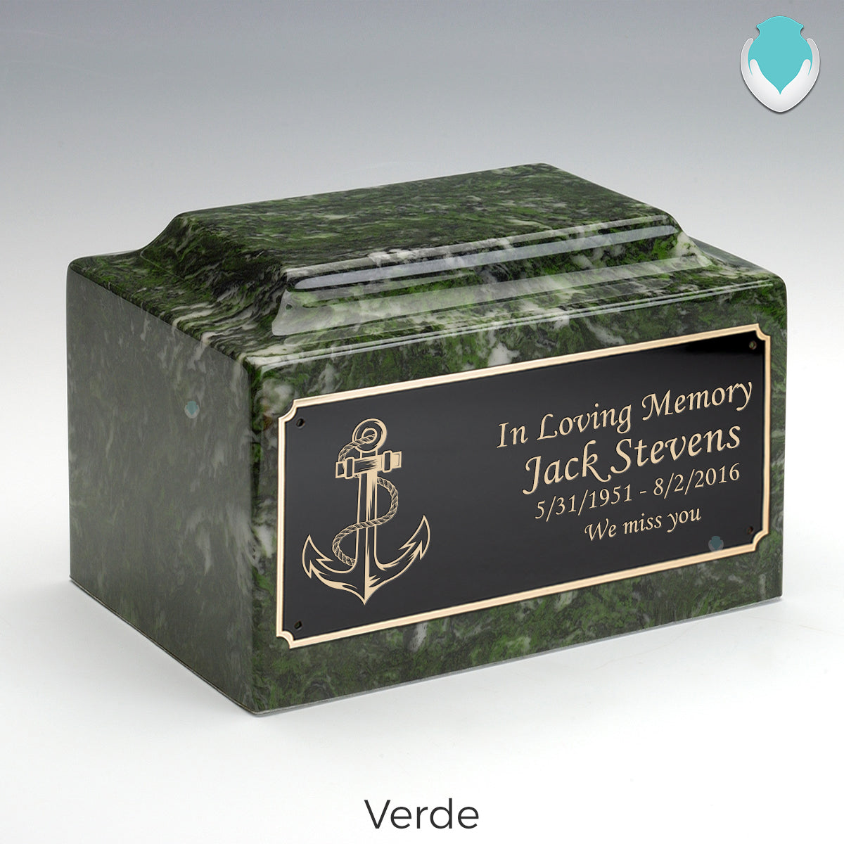 Adult Legacy Anchor Cultured Marble Urns by MacKenzie