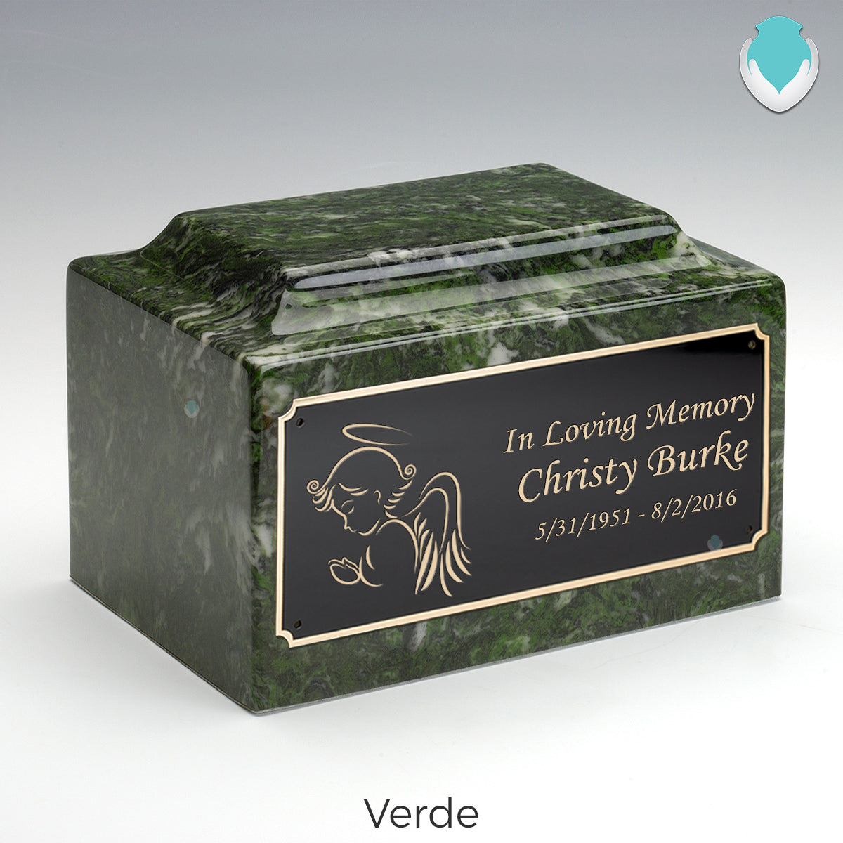 Adult Legacy Angel Cultured Marble Urns by MacKenzie