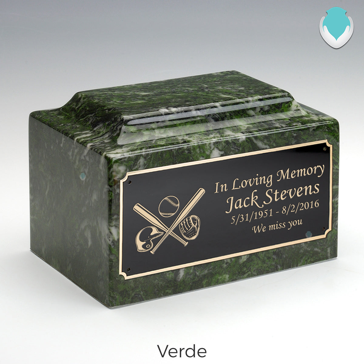 Adult Legacy Baseball Cultured Marble Urns by MacKenzie