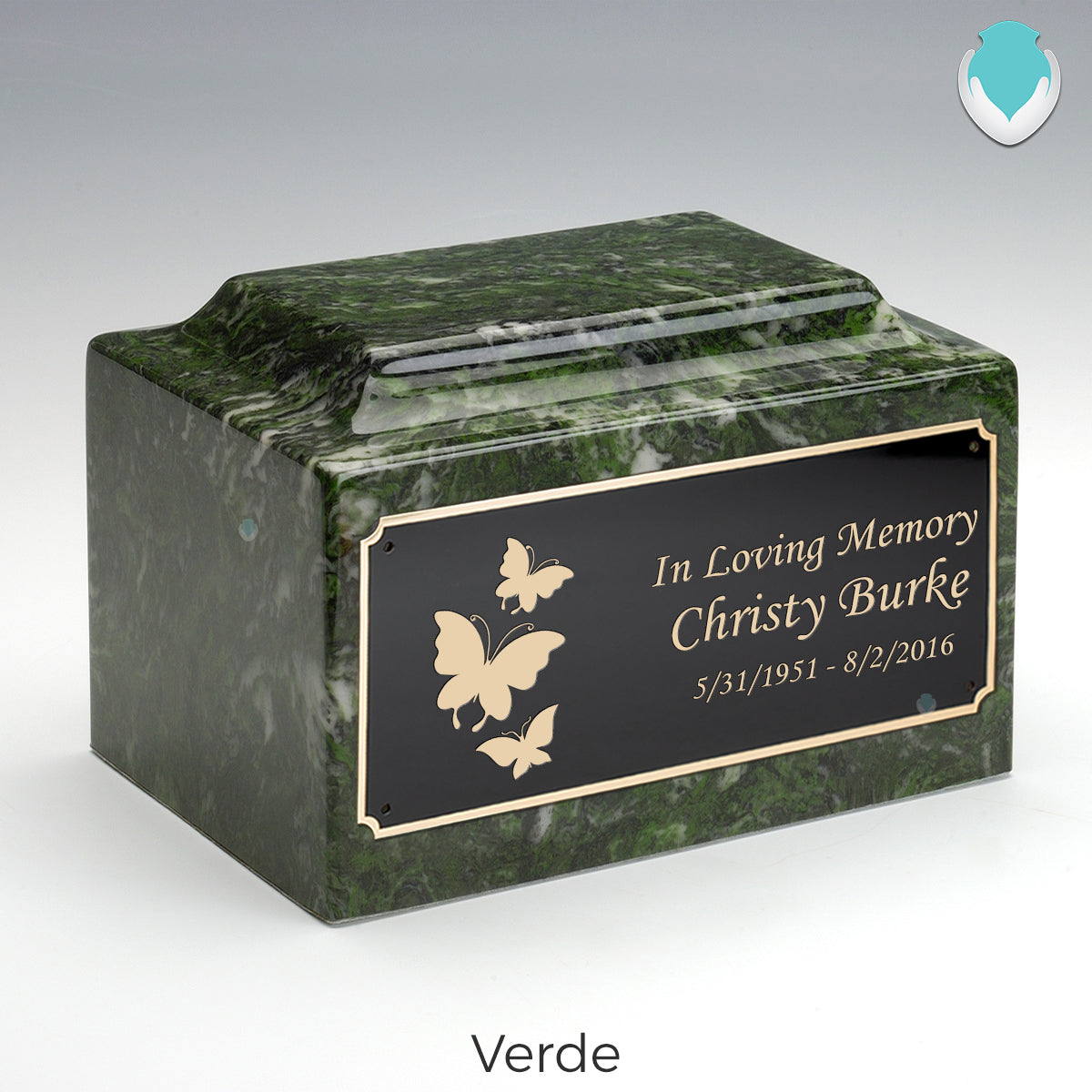 Adult Legacy Butterflies Cultured Marble Urns by MacKenzie