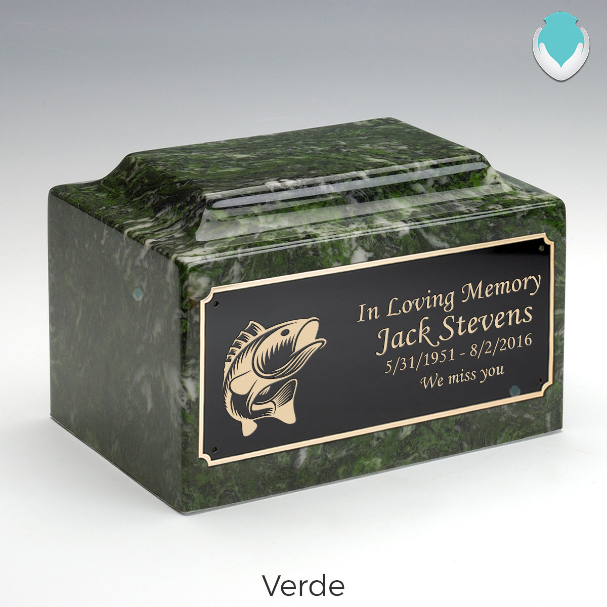 Adult Legacy Fishing Cultured Marble Urns by MacKenzie