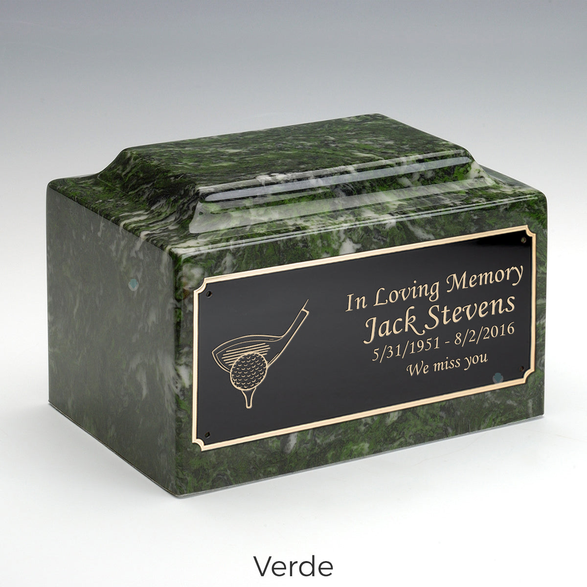 Adult Legacy Golf Cultured Marble Urns by MacKenzie