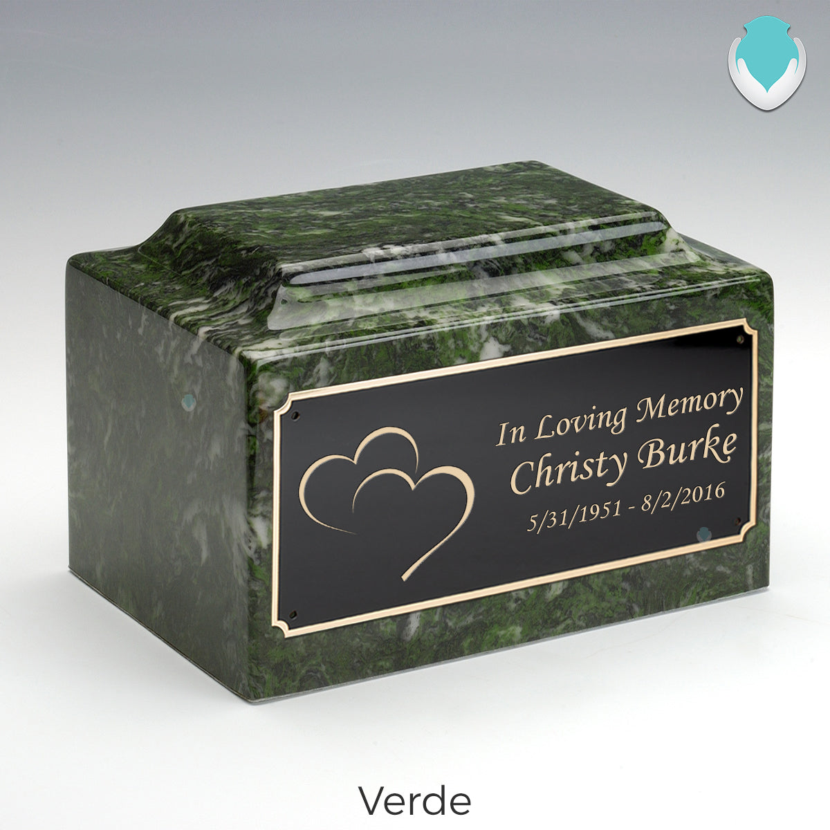 Adult Legacy Hearts Cultured Marble Urns by MacKenzie