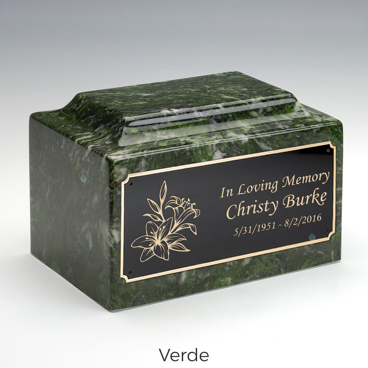 Adult Legacy Lily Cultured Marble Urns by MacKenzie