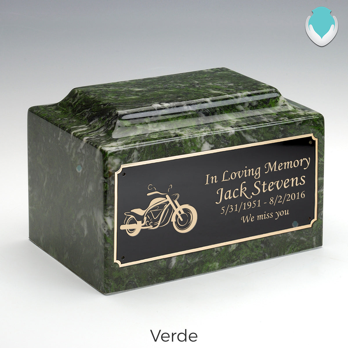 Adult Legacy Motorcycle Cultured Marble Urns by MacKenzie