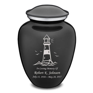 Adult Embrace Charcoal Lighthouse Cremation Urn