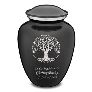 Adult Embrace Charcoal Tree of Life Cremation Urn