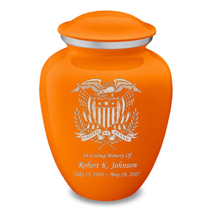 Adult Embrace Burnt Orange American Glory Cremation Urn