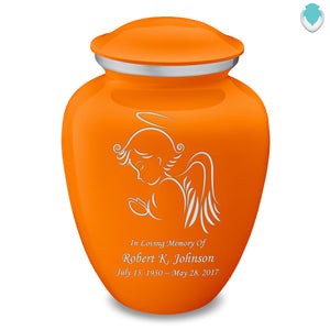 Adult Embrace Burnt Orange Angel Cremation Urn