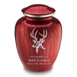 Adult Embrace Pearl Candy Red Deer Cremation Urn