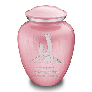 Adult Embrace Pearl Pink Golf Cremation Urn