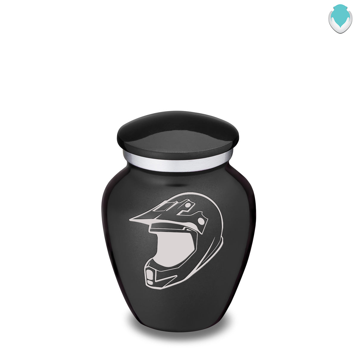 Keepsake Embrace Charcoal Dirt Bike Cremation Urn