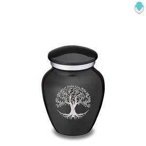 Keepsake Embrace Charcoal Tree of Life Cremation Urn