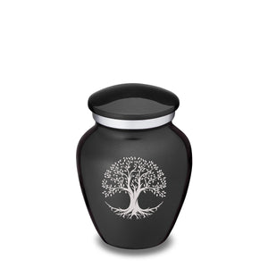 Keepsake Embrace Charcoal Tree of Life Cremation Urn