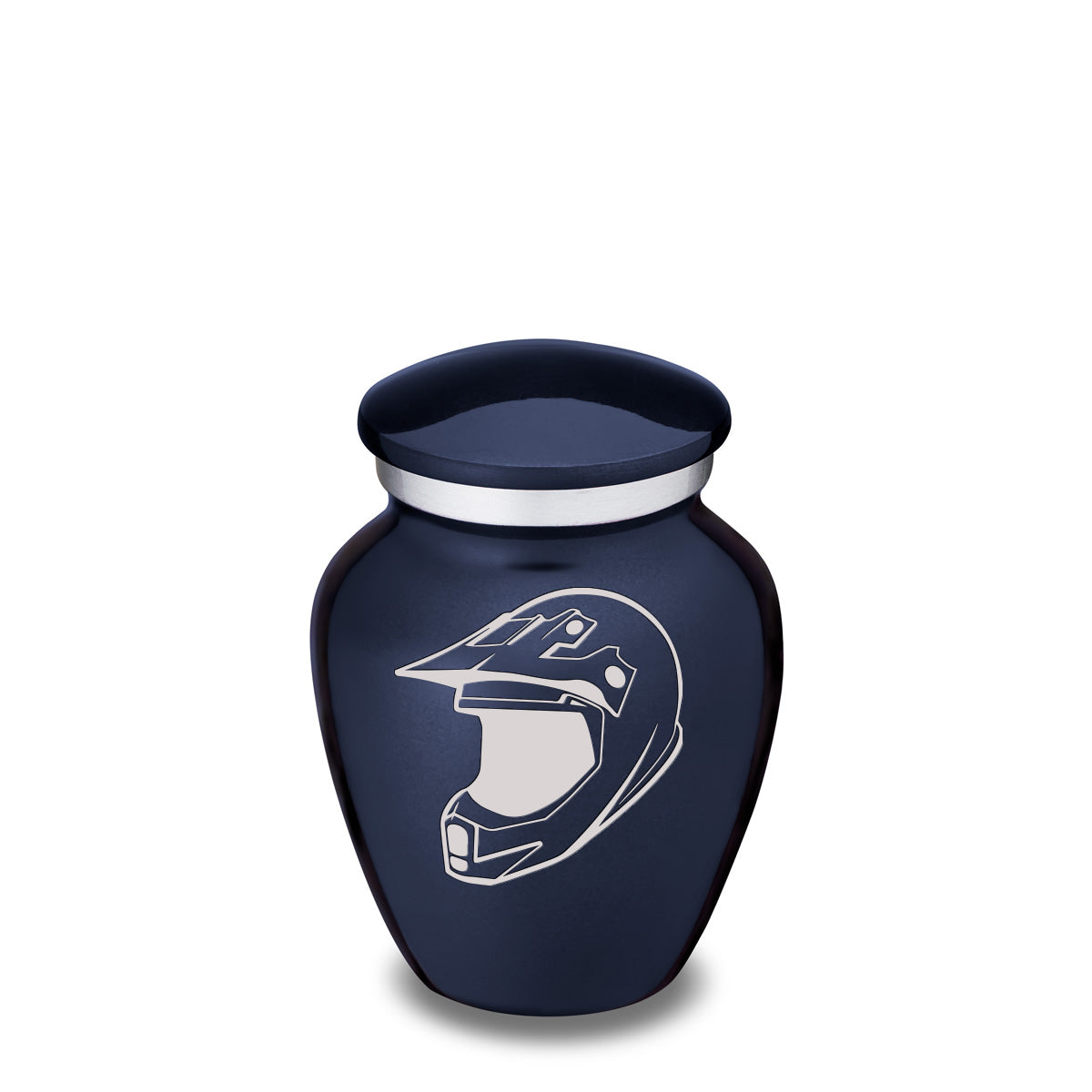 Keepsake Embrace Cobalt Dirt Bike Cremation Urn