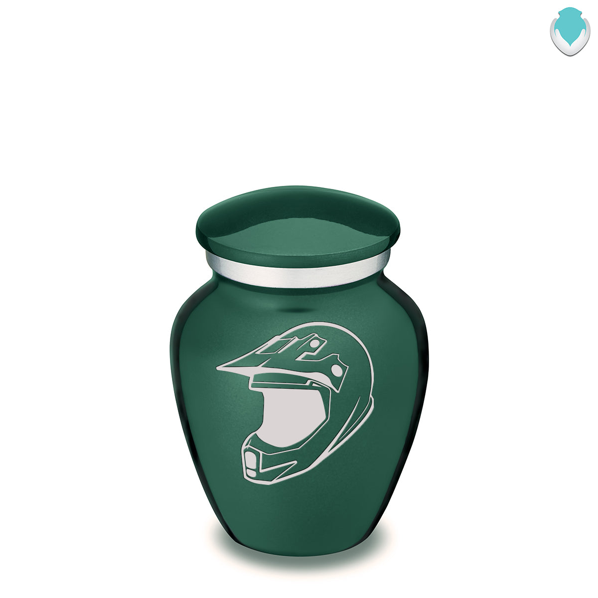 Keepsake Embrace Green Dirt Bike Cremation Urn