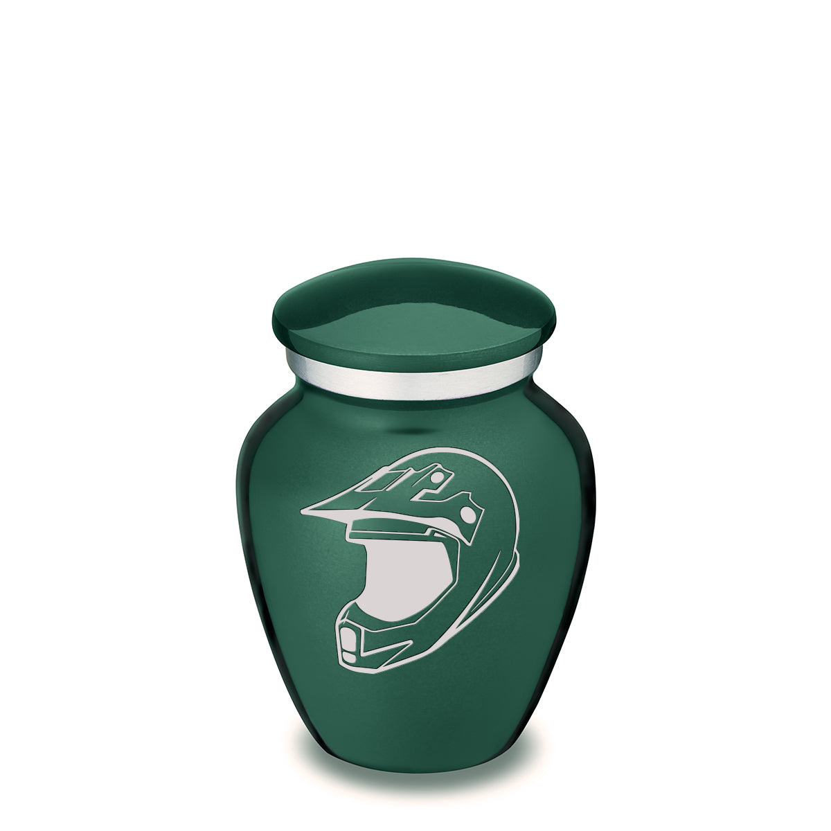 Keepsake Embrace Green Dirt Bike Cremation Urn